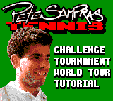 Pete Sampras Tennis Title Screen